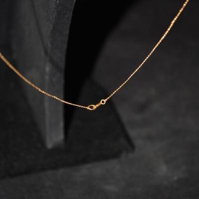 Stunning 14K Gold Bead Necklace 24" Chain 2.8g