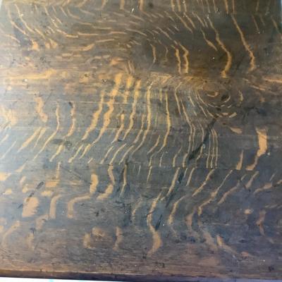 389 Vintage Oak Table with Shelf