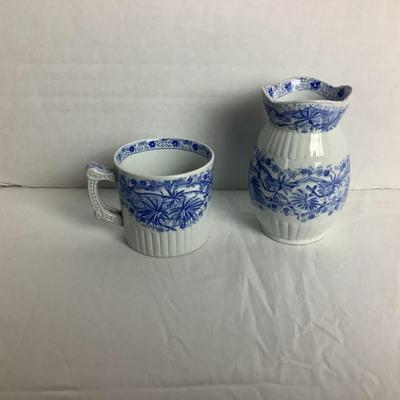 394 Antique J.F. Wileman Foley Potteries Staffordshire Washstand Set