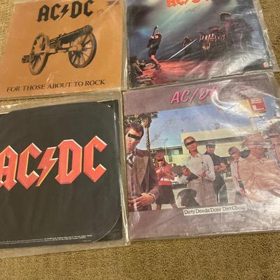 3 AC/DC albums, Black inserts has NO ALBUM