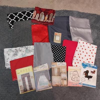 SEWING MATERIAL, STENCILS & PATTERNS FOR CURTAINS
