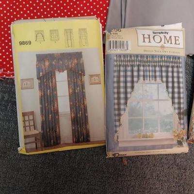 SEWING MATERIAL, STENCILS & PATTERNS FOR CURTAINS