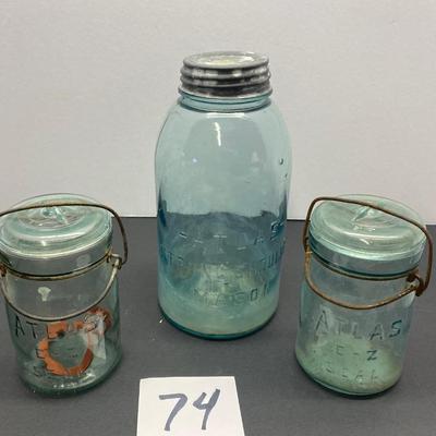 Vintage Atlas Jars