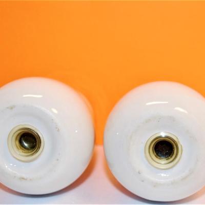 Classic All White Cylinder Shaped Set 4"