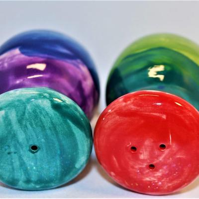 Small Multicolor Hand-Painted Set 3 1/4"