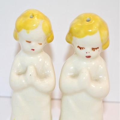 Vintage Girl and Boy Praying 3"