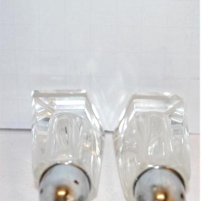 Diamond Shaped Clear Acrylic Set 4"
