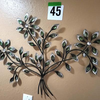 Metal Wall Art, 30 1/2 Wide x 24 Height