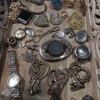 Jewelry parts and misc
