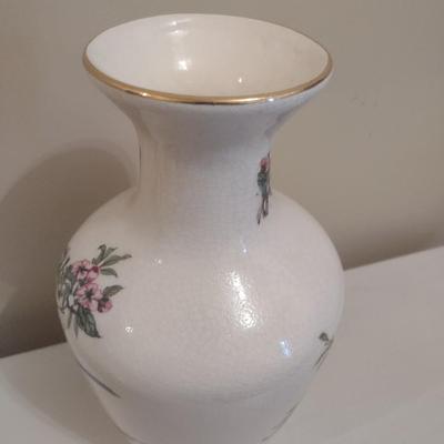 Vintage USA Ceramic Painted Vase