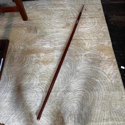 N448 Mahogany 6â€™ Boat Gaff Hook Red Grant Regatta