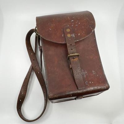 N453 WWI Danish Madsen MG (5) Magazine Leather Case