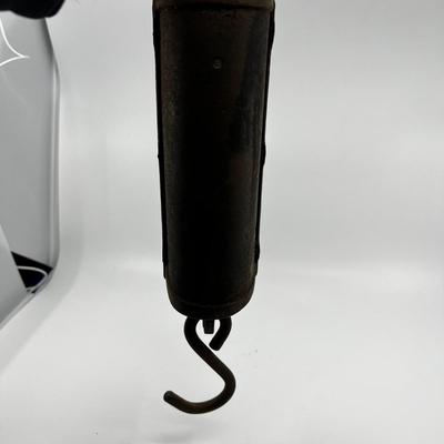 N454 Antique Gifford Wood Co. New York 200lb Cast Iron Scale