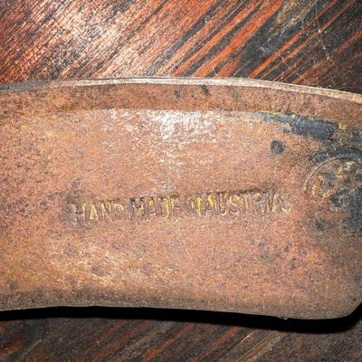 N456 Handmade Antique Tools on Board Display
