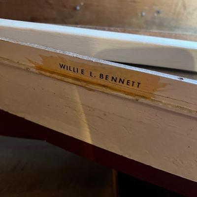 N458 Unfinished - Large Willie L. Bennet Motorized Sailboat Model