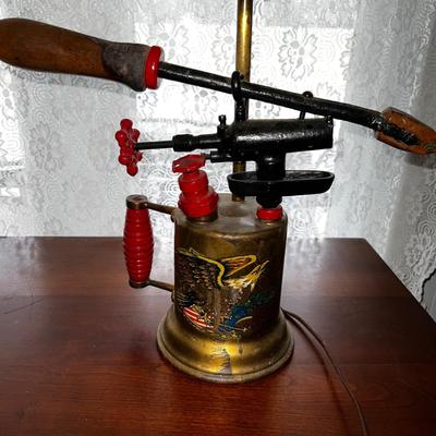 N459 Antique Blow Torch Decorative Lamp