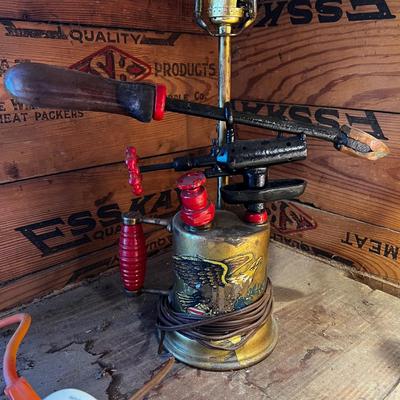 N459 Antique Blow Torch Decorative Lamp