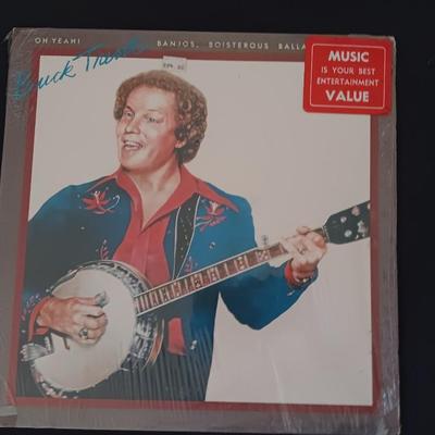 Buck Trent Vinyl Albums Bionic Banjo & Oh Yeah! - LP Record
