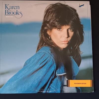 Karen Brooks Vinyl Albums -Walk on & Hearts on fire - LP Record
