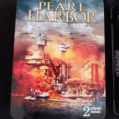 War themed DVD movies with World War 2 historical back issue magazines Aviation - History = Vietnam - Pearl Harbor