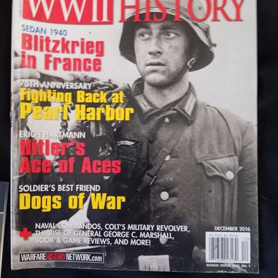 War themed DVD movies with World War 2 historical back issue magazines Aviation - History = Vietnam - Pearl Harbor