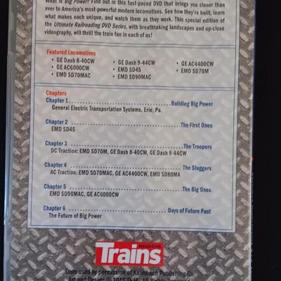 DVD's on BIG boy Steam train and several back issue Train magazines