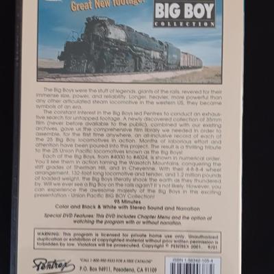 DVD's on BIG boy Steam train and several back issue Train magazines