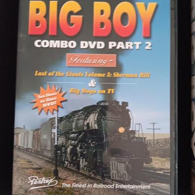 DVD's on BIG boy Steam train and several back issue Train magazines