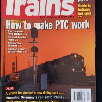DVD's on BIG boy Steam train and several back issue Train magazines