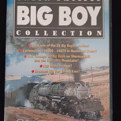 DVD's on BIG boy Steam train and several back issue Train magazines