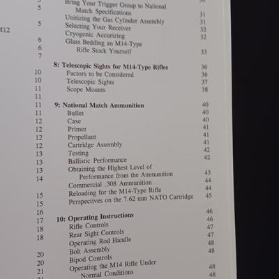 FIREARMS - M14 - type Rifle and M1 Garland and M1 Carbine Collectors guide books