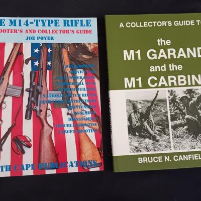 FIREARMS - M14 - type Rifle and M1 Garland and M1 Carbine Collectors guide books