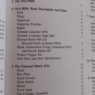FIREARMS - M14 - type Rifle and M1 Garland and M1 Carbine Collectors guide books