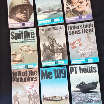 Ballantine's Illustrated weapons History of WWII Books -volumes - Paperback - Bennett Books