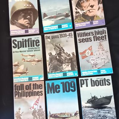Ballantine's Illustrated weapons History of WWII Books -volumes - Paperback - Bennett Books