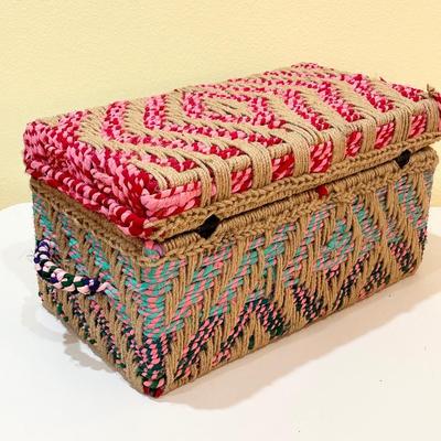 Handmade Woven Decorative Storage Box