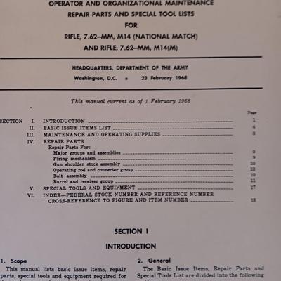 Military issued Army technical Manuals - Combat - Mountain operations - Rifle - Fortified positions - tools lists & more.