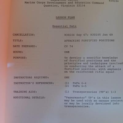 Military issued Army technical Manuals - Combat - Mountain operations - Rifle - Fortified positions - tools lists & more.