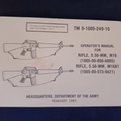Military M1 Garand Rifle manual books WWII - Collectible booklets