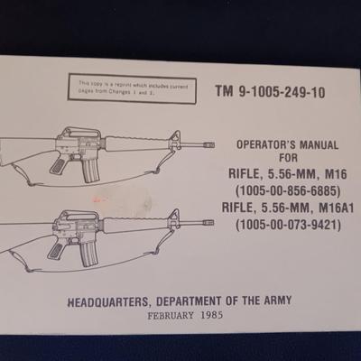 Military M1 Garand Rifle manual books WWII - Collectible booklets