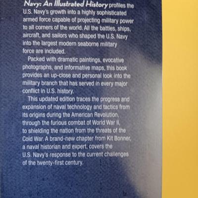 Two US Navy hardback books - Naval history & Illustrated History