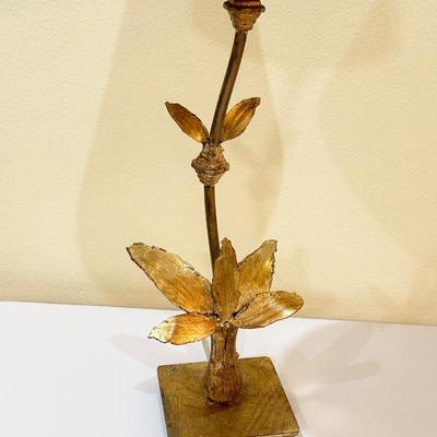 Antiqued Gold Metal Decorative Lamp