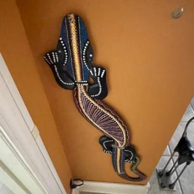 Lizard wall art