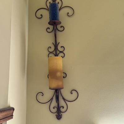 Wall candle holder