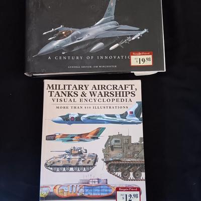 American Military Aircraft & Military Aircraft, Tanks & Warships hardback books
