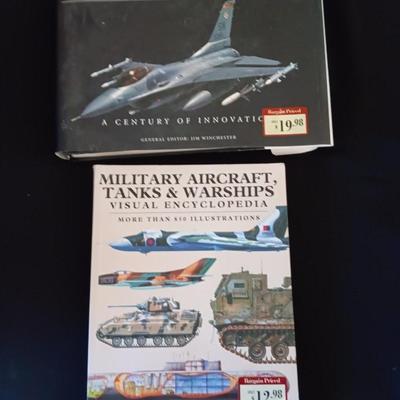 American Military Aircraft & Military Aircraft, Tanks & Warships hardback books