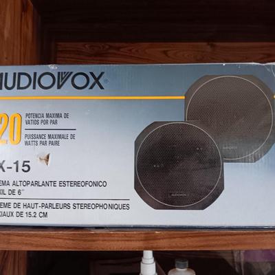 Akai Dynamic Microphone DM-13 with Audiovox 6" Coaxial stereo speakers