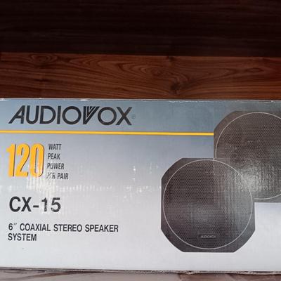 Akai Dynamic Microphone DM-13 with Audiovox 6" Coaxial stereo speakers