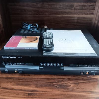 Harmon / Kardon CDR 26 Dual- Tray CD-R / CD-RW Recorder / Player With remote