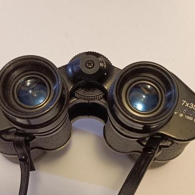 Vintage Bushnell fully coated optics 7 x 35 ENSIGN 394' @ 1000 Yds. Binoculars with case